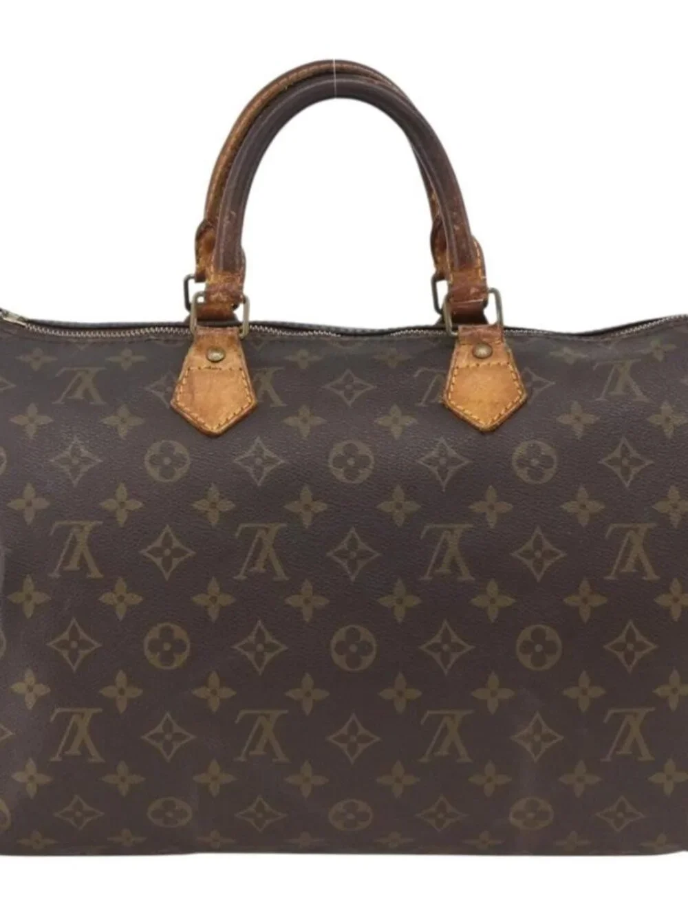 LOUIS VUITTON Monogram Speedy 35 Hand Bag M41524 LV Auth bs32224